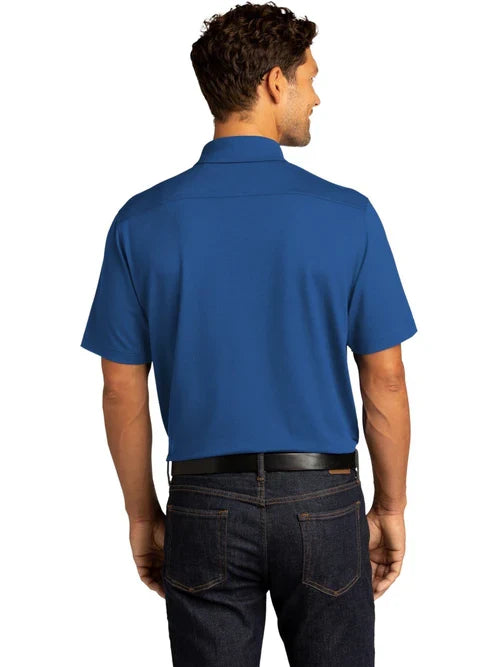 Port Authority City Stretch Polo with custom logo embroidery