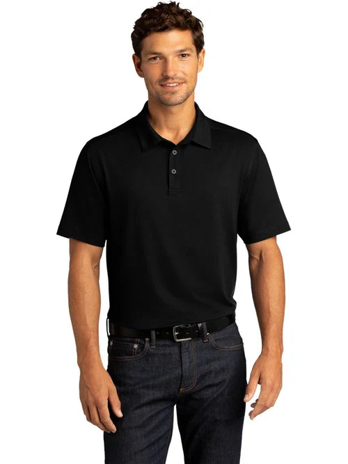 Port Authority City Stretch Polo with custom logo embroidery