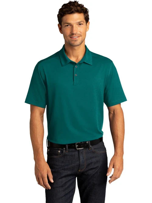 Port Authority City Stretch Polo with custom logo embroidery