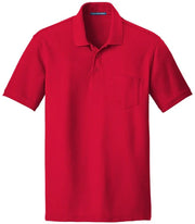 Port Authority Core Classic Pique Pocket Polo with custom logo embroidery