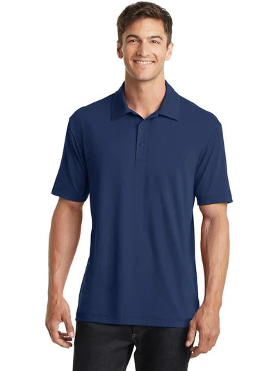 Port Authority Cotton Touch Performance Polo with custom logo embroidery