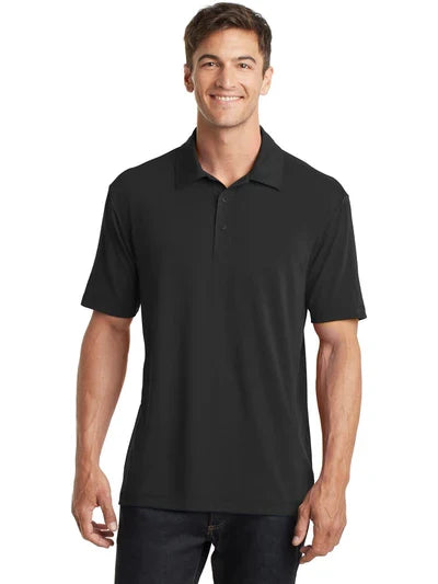 Port Authority Cotton Touch Performance Polo with custom logo embroidery