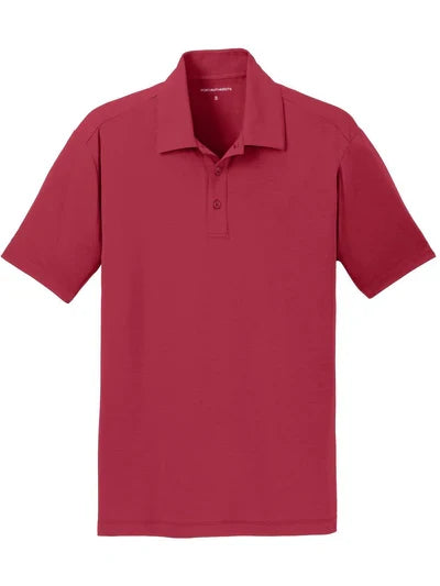 Port Authority Cotton Touch Performance Polo with custom logo embroidery