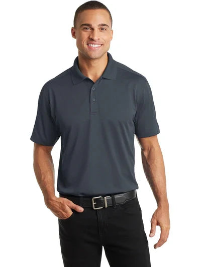 Port Authority Diamond Jacquard Polo with custom logo embroidery
