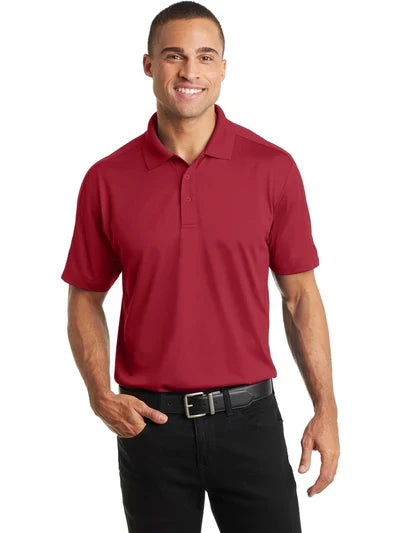 Port Authority Diamond Jacquard Polo with custom logo embroidery