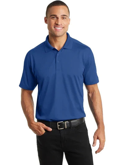 Port Authority Diamond Jacquard Polo with custom logo embroidery