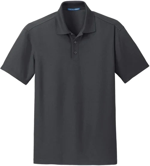 Port Authority Dry Zone Grid Polo with custom logo embroidery