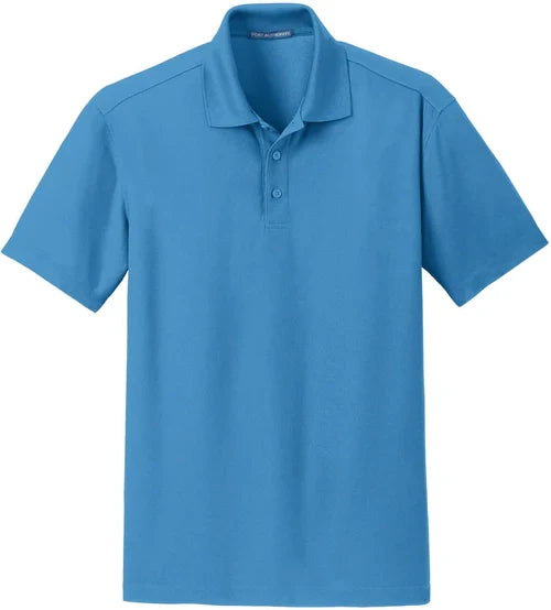 Port Authority Dry Zone Grid Polo with custom logo embroidery