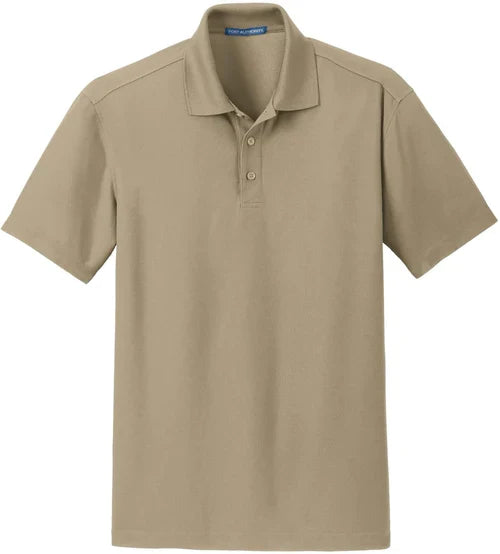 Port Authority Dry Zone Grid Polo with custom logo embroidery