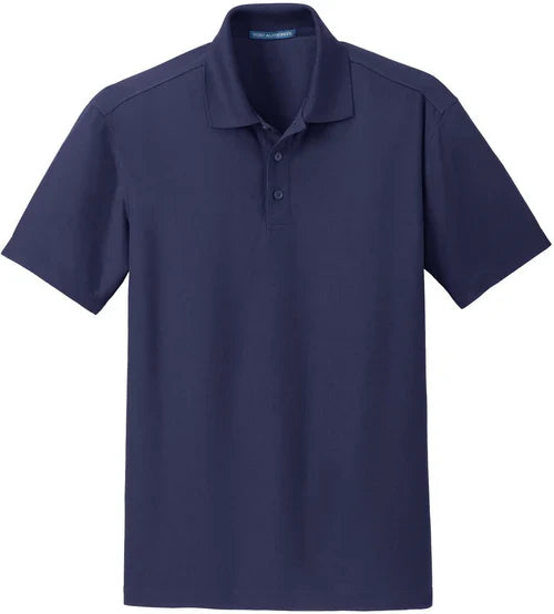 Port Authority Dry Zone Grid Polo with custom logo embroidery