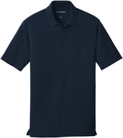 Port Authority Dry Zone UV Micro-Mesh Pocket Polo with custom logo embroidery