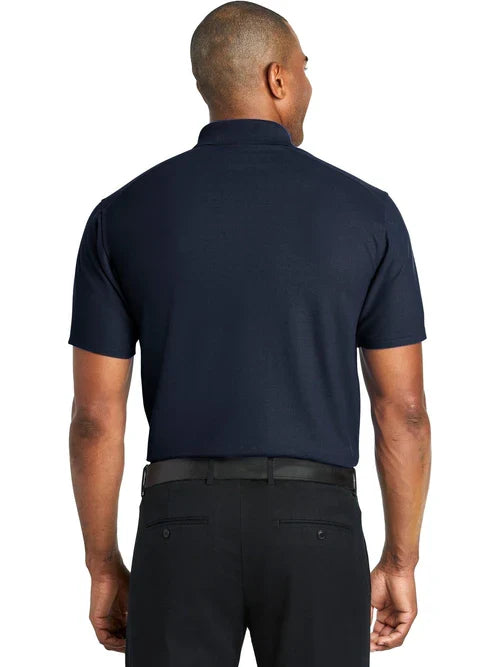 Port Authority EZPerformance Pique Polo with custom logo embroidery