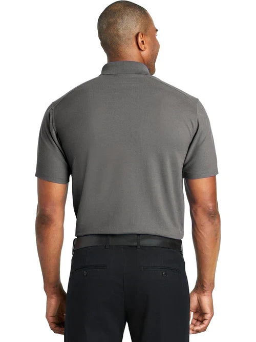 Port Authority EZPerformance Pique Polo with custom logo embroidery