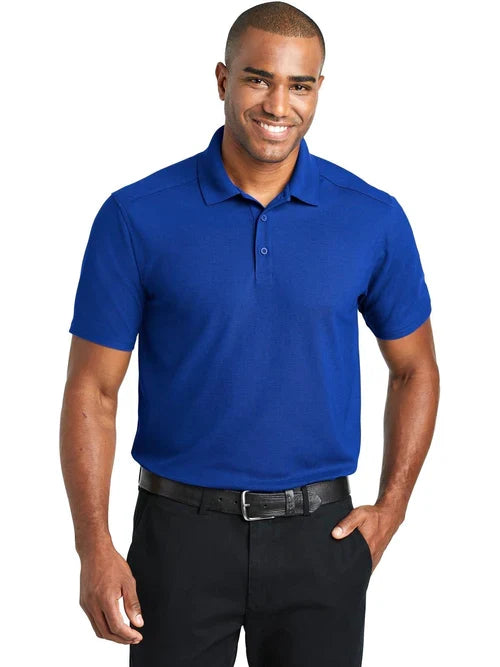 Port Authority EZPerformance Pique Polo with custom logo embroidery