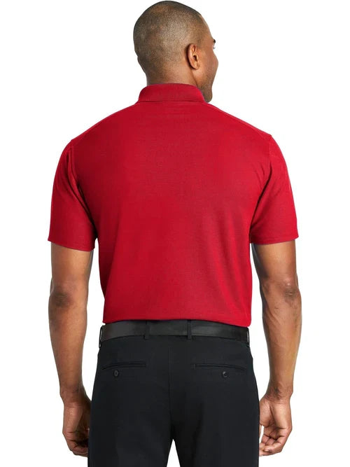Port Authority EZPerformance Pique Polo with custom logo embroidery