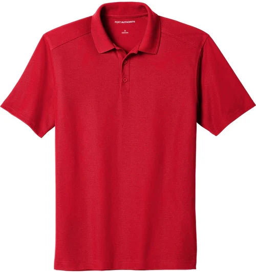 Port Authority EZPerformance Pique Polo with custom logo embroidery
