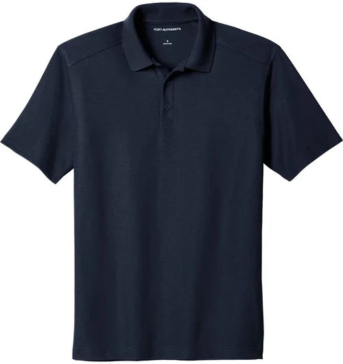 Port Authority EZPerformance Pique Polo with custom logo embroidery