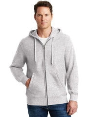 Sport-Tek Super Heavyweight Full-Zip Hooded Sweatshirt with custom logo embroidery