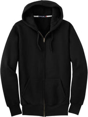 Sport-Tek Super Heavyweight Full-Zip Hooded Sweatshirt with custom logo embroidery