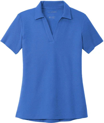 Port Authority Ladies C-FREE Cotton Blend Pique Polo with custom logo embroidery