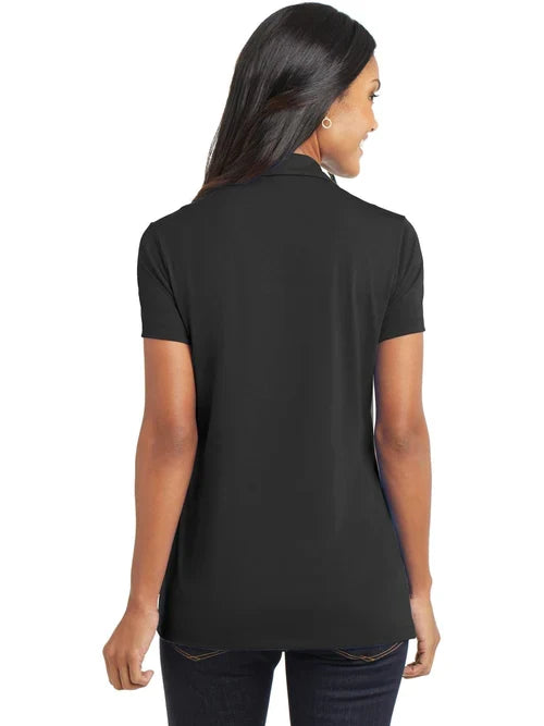 Port Authority Ladies Cotton Touch Performance Polo with custom logo embroidery