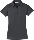 Port Authority Women's Crossover Raglan Polo with custom logo embroidery