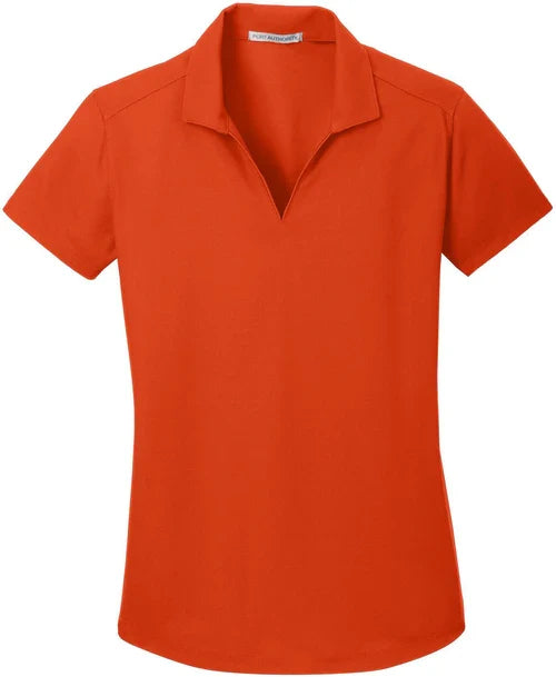 Port Authority Ladies Dry Zone Grid Polo with custom logo embroidery