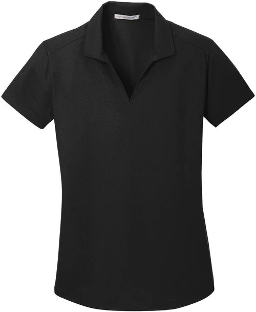 Port Authority Ladies Dry Zone Grid Polo with custom logo embroidery