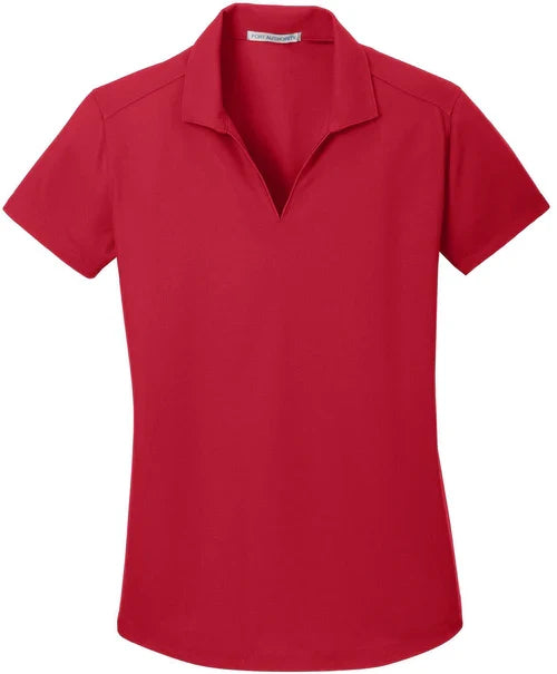 Port Authority Ladies Dry Zone Grid Polo with custom logo embroidery