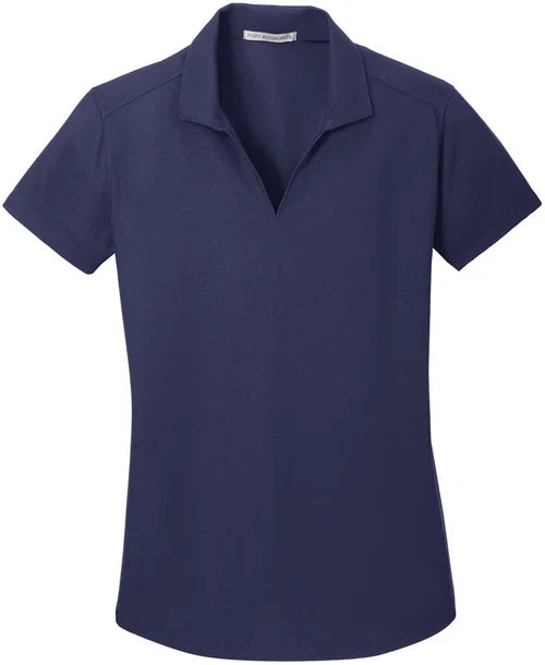 Port Authority Ladies Dry Zone Grid Polo with custom logo embroidery