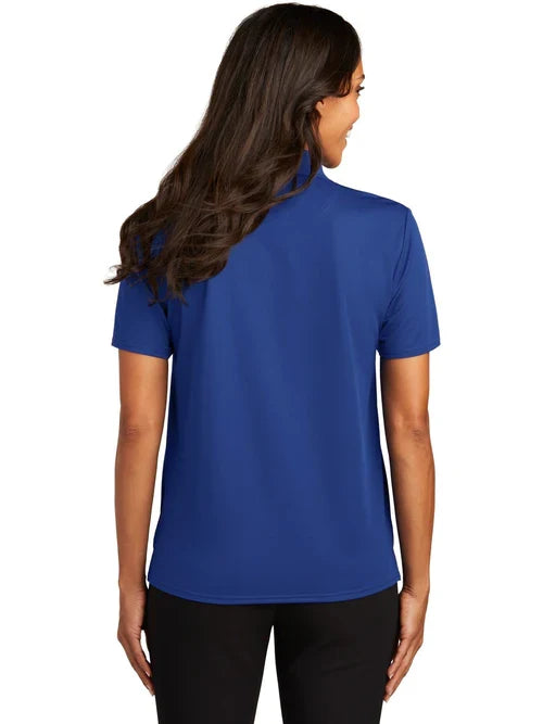 Port Authority Ladies Dry Zone Ottoman Polo with custom logo embroidery