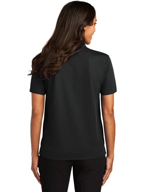 Port Authority Ladies Dry Zone Ottoman Polo with custom logo embroidery