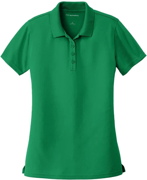 Port Authority Ladies Dry Zone UV Micro-Mesh Polo with custom logo embroidery