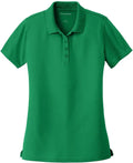 Port Authority Ladies Dry Zone UV Micro-Mesh Polo with custom logo embroidery