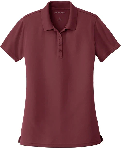 Port Authority Ladies Dry Zone UV Micro-Mesh Polo with custom logo embroidery