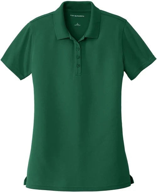 Port Authority Ladies Dry Zone UV Micro-Mesh Polo with custom logo embroidery