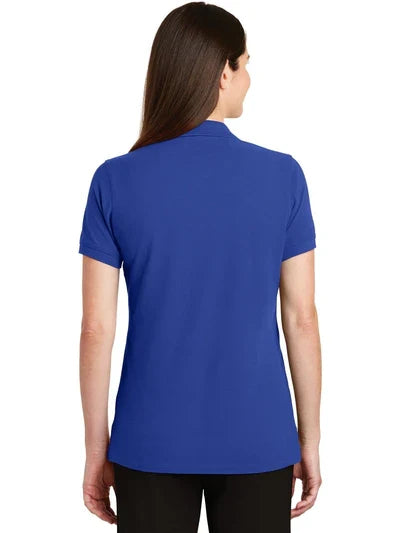 Port Authority Women's EZCotton Polo with custom logo embroidery