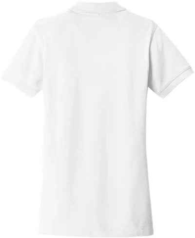 Port Authority Women's EZCotton Polo with custom logo embroidery