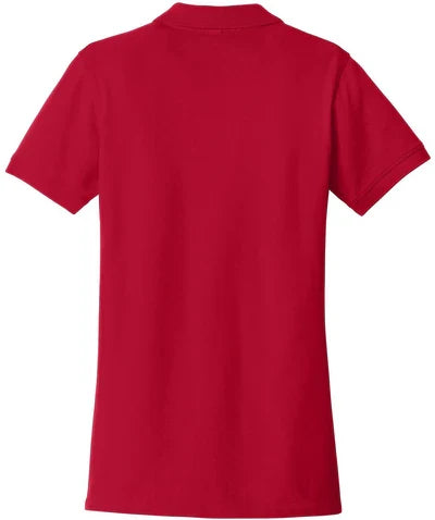Port Authority Women's EZCotton Polo with custom logo embroidery