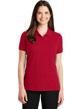 Port Authority Women's EZCotton Polo with custom logo embroidery