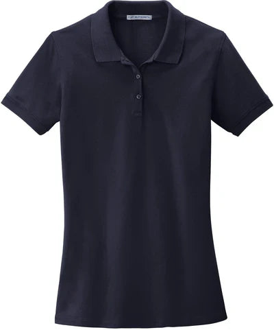 Port Authority Women's EZCotton Polo with custom logo embroidery