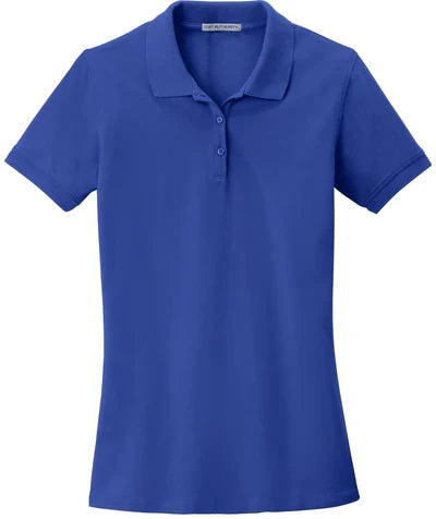 Port Authority Women's EZCotton Polo with custom logo embroidery