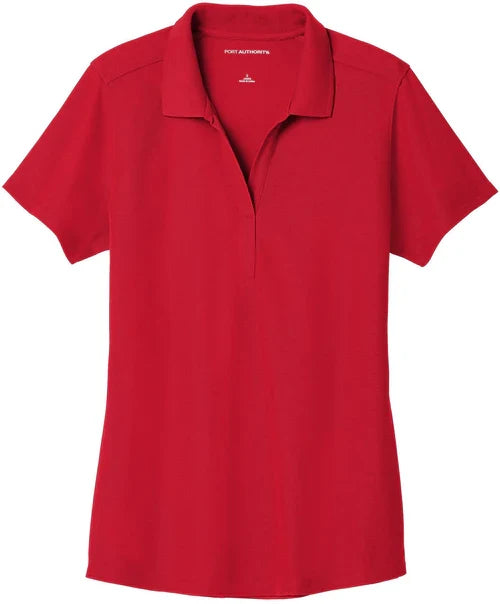 Port Authority Ladies EZPerformance Pique Polo with custom logo embroidery