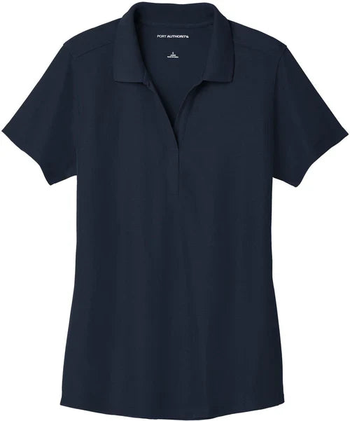 Port Authority Ladies EZPerformance Pique Polo with custom logo embroidery