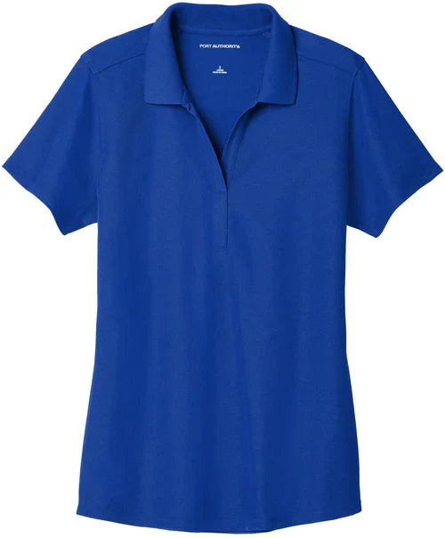 Port Authority Ladies EZPerformance Pique Polo with custom logo embroidery