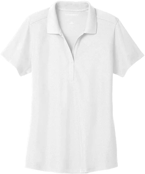 Port Authority Ladies EZPerformance Pique Polo with custom logo embroidery