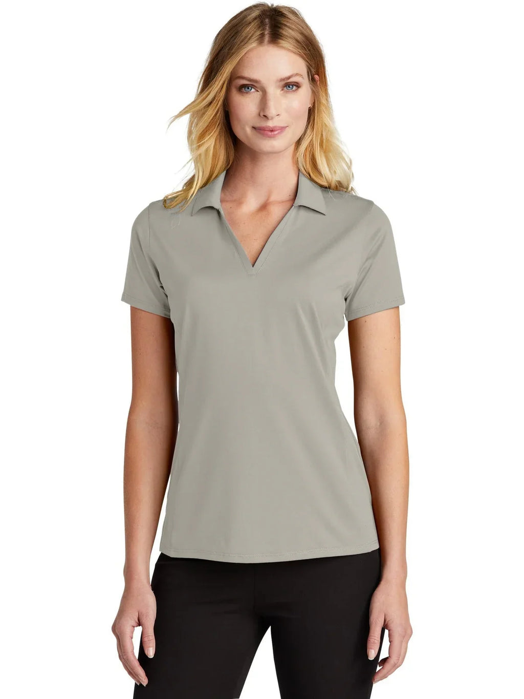 Port Authority Women's Performance Staff Polo with custom logo embroidery