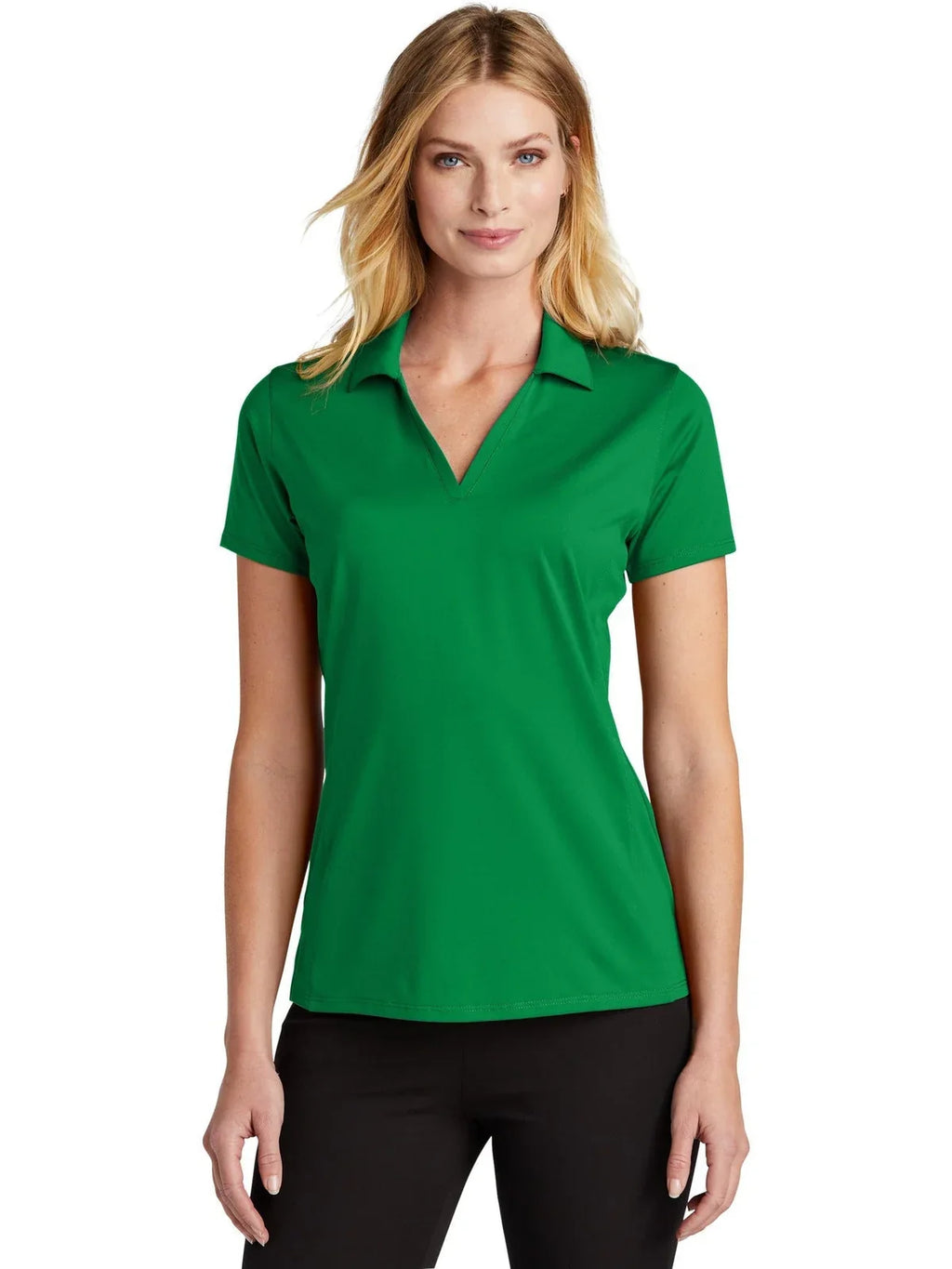 Port Authority Women's Performance Staff Polo with custom logo embroidery