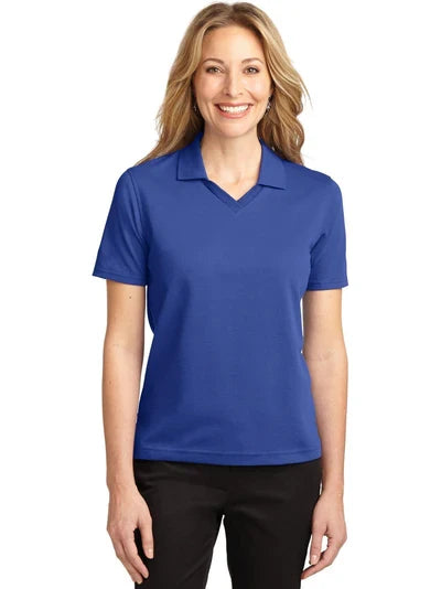 Port Authority Women's Rapid Dry Polo with custom logo embroidery