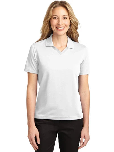 Port Authority Women's Rapid Dry Polo with custom logo embroidery
